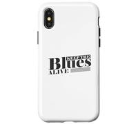 Keep The Blues Alive Trompette Musicale Coque pour iPhone X/XS