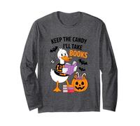 Keep The Candy I'll Take Books Squelette de Canard Manche Longue