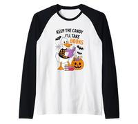 Keep The Candy I'll Take Books Squelette de Canard Manche Raglan