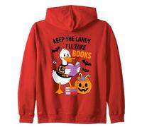 Keep The Candy I'll Take Books Squelette de Canard Sweat à Capuche