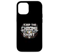 Keep the Chrome Shiny Auto Enthusiast Design Coque pour iPhone 12/12 Pro