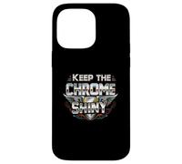 Keep the Chrome Shiny Auto Enthusiast Design Coque pour iPhone 14 Pro Max