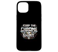 Keep the Chrome Shiny Auto Enthusiast Design Coque pour iPhone 15 Plus