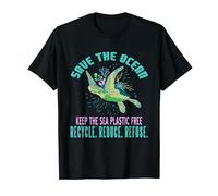 Keep The Sea sans plastique Save The Planet Environment Ocean T-Shirt