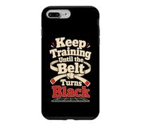Keep Training Future Ceinture de karaté pour Arts Martiaux Noir Coque pour iPhone 7 Plus/8 Plus