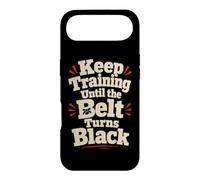 Keep Training Karaté Judo Ceinture pour Arts Martiaux Noir Coque pour iPhone Air