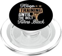 Keep Training Until The Belt Turns Black PopSockets PopGrip pour MagSafe