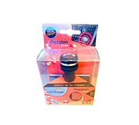 Keep Your Essence - Désodorisant pour voiture Ambicar. Pack Diffuseur Électrique avec finitions Argentées + Recharge. Parfum de Rose. Essence Naturelle et Fraîche, 0% Alcool
