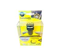 Keep Your Essence - Désodorisant pour voiture Ambicar. Pack Diffuseur Électrique avec finitions Argentées + Recharge. Parfum de Citron. Essence Naturelle et Fraîche, 0% Alcool