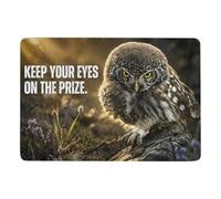 Keep Your Eye On The Prize Tapis 150 x 100 cm, Doux et Antidérapant | Tapis de salon : met clairement en valeur le motif choisi; avec entretien facile à la main; près du lit ou du canapé