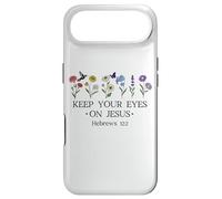 Keep Your Eyes on Jesus Christian Bible Verse Hebrews 12:2 Coque pour iPhone Air