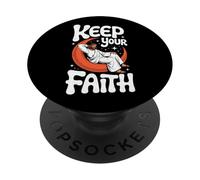 Keep Your Faith Jesus - Citation chrétienne Vintage PopSockets PopGrip Adhésif