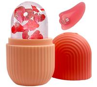 KEEPAQ Ice Roller, Ice Roller for Face and Eyes, Ice Face Roller and Gua Sha set, Silicone Rouleau de Glace pour Efficacement Soulager Lespoches, Réduire Pores, Resserrer Rides et Analgésier Hydrater