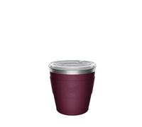 KeepCup QuickSip Tasse à café réutilisable en acier inoxydable avec couvercle anti-éclaboussures - Très petite taille XS 180 ml - Merlot