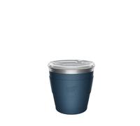 KeepCup QuickSip Tasse à café réutilisable en acier inoxydable avec couvercle anti-éclaboussures - Très petite taille XS 180 ml - Bleu Oxford