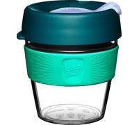 KeepCup Tasse à café originale en plastique léger réutilisable avec couvercle anti-éclaboussures - 227 ml - Eventide