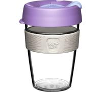 KeepCup Tasse à café originale en plastique léger réutilisable avec couvercle anti-éclaboussures - 340 ml - Moonshine