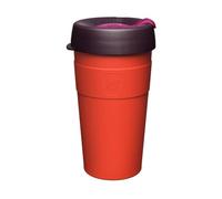 KeepCup Tasse à café réutilisable à isolation thermique avec couvercle anti-éclaboussures - 454 ml - Gingembre
