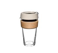 KeepCup Tasse à café réutilisable - Verre trempé et liège Naturel, L 454 ML - Filtre
