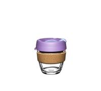 KeepCup Tasse à café réutilisable - Verre trempé et liège naturel, S 8 oz/227 ml - Clair de lune