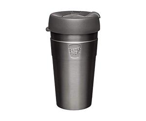 KeepCup Tasse à café thermique réutilisable en acier inoxydable | Tasse de voyage avec couvercle anti-fuite, joint sous vide, sans BPA, qualité Barista | Grande | 454 ml | Nitro