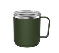 KeepCup Tasse de camping, réutilisable, empilable, en acier inoxydable avec couvercle anti-éclaboussures, 340 ml, pin