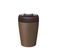 KeepCup Tasse de voyage Commuter - Tasse à café isotherme réutilisable en acier inoxydable avec couvercle à rabat anti-déversement, 340 ml, chocolat