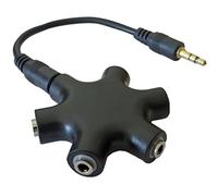 keepdrum ADA067 Répartiteur audio 5 voies Mini jack 3,5 mm Adaptateur multiple