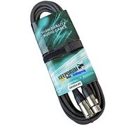 keepdrum Câble de commande DMX XLR 3 broches 100 ohms 6 m