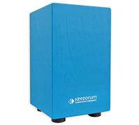 keepdrum DC1M BL Junior Cajon pour enfants Tabouret de batterie Bleu