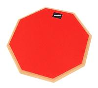 keepdrum DP-RD12 Pad d'entraînement pour batterie Rouge 12"