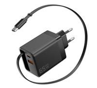 keepdrum GaN65 Chargeur rapide USB 3 ports 65 W | Technologie GaN, 3 ports USB, puissance de 65 W, charge rapide