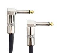 Keepdrum GC028 Câble patch jack coudé 6,3 mm mono 60 cm