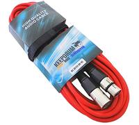 Keepdrum MC-001XX RD Câble micro 6 m Rouge XLR Female XLR Male