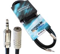 Keepdrum MC-099XJ Rallonge mini jack stéréo 3,5 mm 6 m