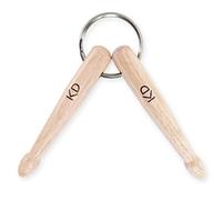 keepdrum Mini baguettes en bois porte-clés cadeau pour musiciens