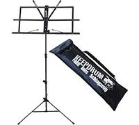 keepdrum MUS2 BK Pupitre de partition Noir Montage facile et sac de transport Keepdrum