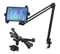 keepdrum Support variable pour tablette PC et iPad compatible avec les tablettes de 7" à 14" avec trépied à bras articulé MS138