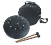 keepdrum TD8BK Tongue Drum Tambour à langue 11 tons Noir