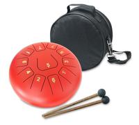 keepdrum TD8RD Tambour à langue 11 tons Rouge