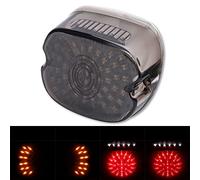 KEEPDSGN Feux arrière de moto, LED de Frein de Clignotant 12V feu de Plaque d'immatriculation pour Moto Sportster 883 1200 Dyna FXDL Electra Glides Road King.