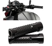 KEEPDSGN Poignées de moto universelles, 7/8" 22 mm-24 mm, poignées de moto, antidérapantes, compatibles avec les vélos Sportive Street Bike Cruiser Scooter Dirt Bike.