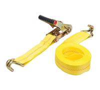 Keeper Hampton PROD Attache à cliquet Robuste de 2 po x 4,6 m avec Double Crochets en J - Charge maximale de 1,5 kg et résistance à la Rupture de 4,5 kg