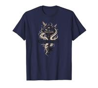 Keeper of Stories : la clé Magique des domaines littéraires T-Shirt, Homme, Bleu Marine, XXL