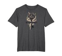 Keeper of Stories : la clé Magique des domaines littéraires T-Shirt, Homme Grandes Tailles, Chiné Foncé, 2X Tall