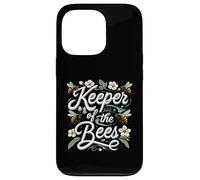 Keeper of The Bees Beekeeper Honeycomb Bee Lover Design Coque pour iPhone 13 Pro