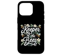 Keeper of The Bees Beekeeper Honeycomb Bee Lover Design Coque pour iPhone 16 Pro