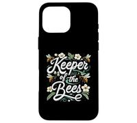 Keeper of The Bees Beekeeper Honeycomb Bee Lover Design Coque pour iPhone 16 Pro Max