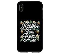 Keeper of The Bees Beekeeper Honeycomb Bee Lover Design Coque pour iPhone XS Max