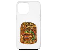 Keeper of The Books Livre de Lecture Dragon Fantasy Library Coque pour iPhone 12 Pro Max